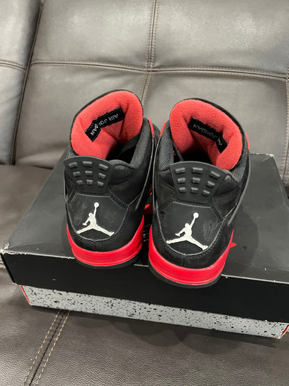 (Used Size 8M) Jordan 4 Red Thunder