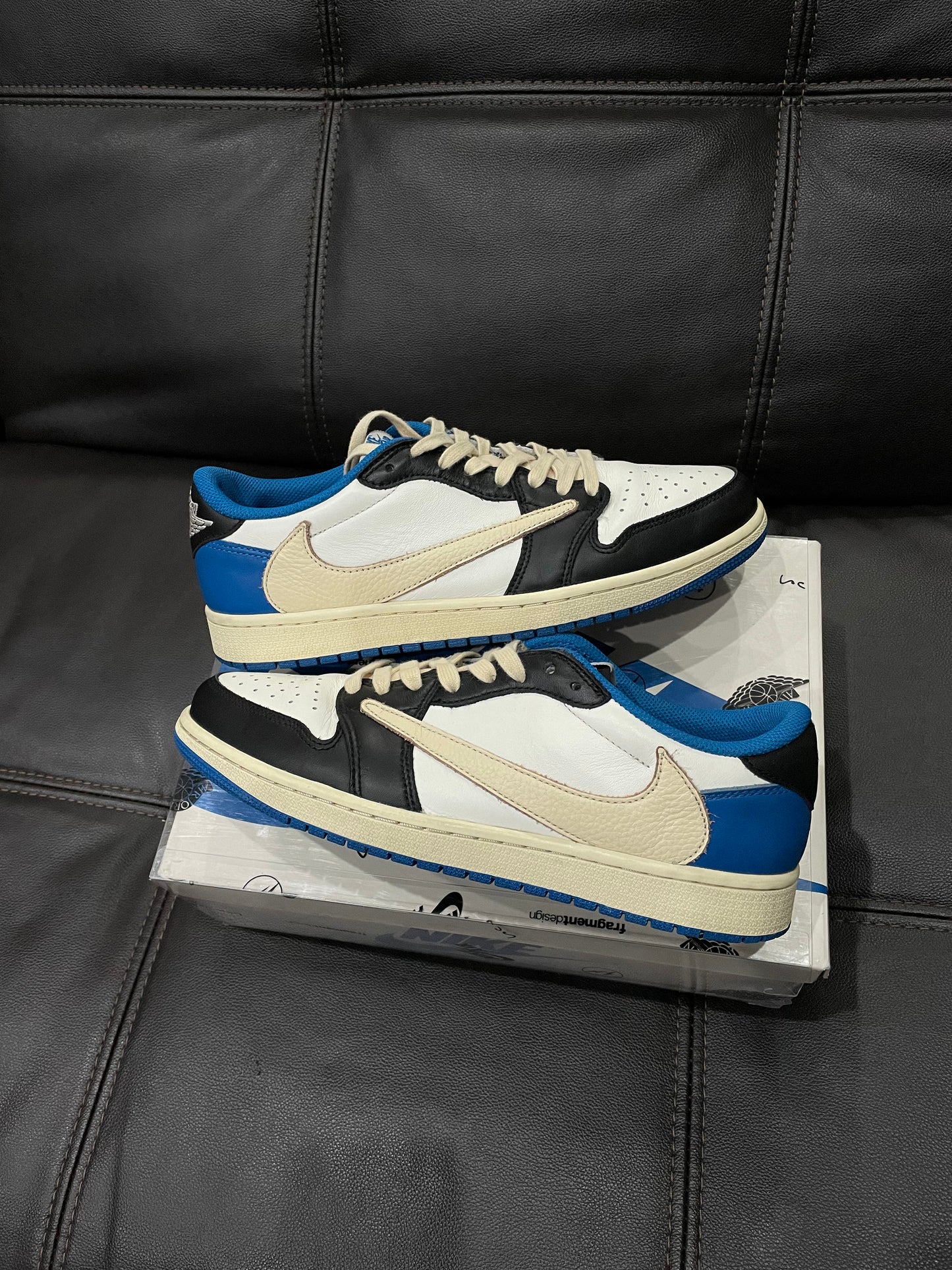 (Used Size 9.5M) Jordan 1 Low Travis Scott Fragment