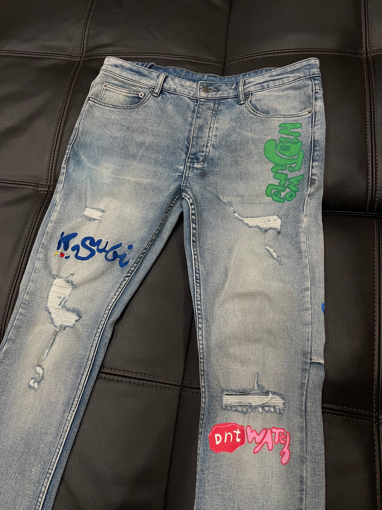 (Used Size 32) Ksubi Jeans Friends & Family Pair
