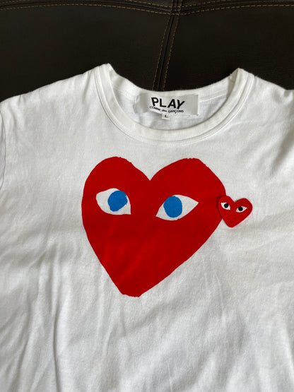 (Used Size Large) CDG Hearts Tee