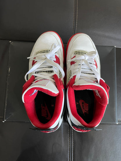 (Used Size 9M) Jordan 4 Fire Red (2020)