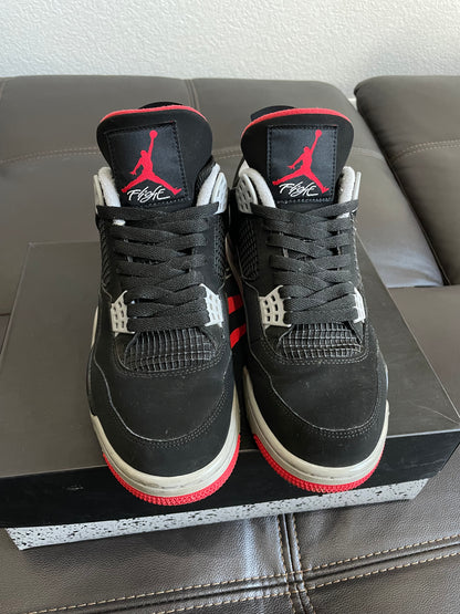 (Used Size 9M) Jordan 4 Bred (2019)