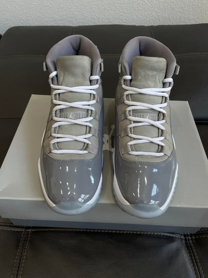 (Used Size 9.5M) Jordan 11 Cool Grey (2021)