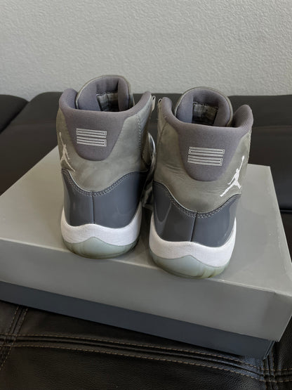 (Used Size 9.5M) Jordan 11 Cool Grey (2021)