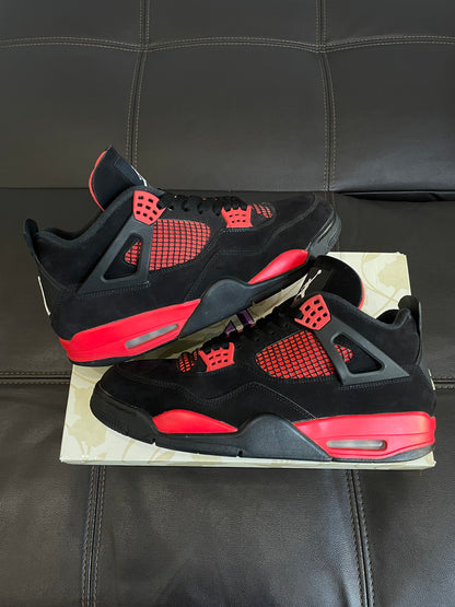 (Used Size 12M) Jordan 4 Red Thunder