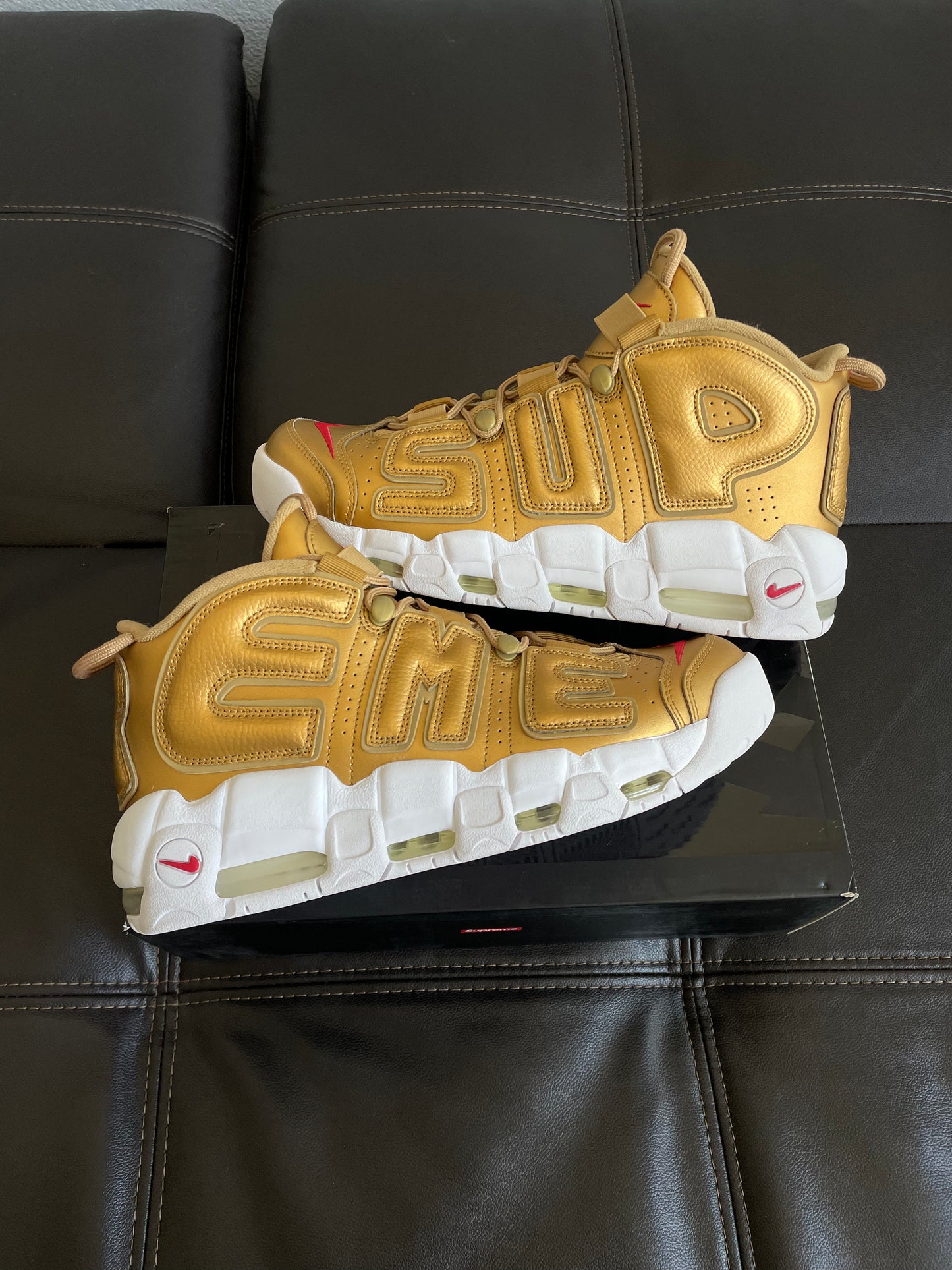 Nike Air Supreme More Uptempo Gold