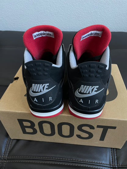 (Used Size 10.5M) Jordan 4 Bred (2019)