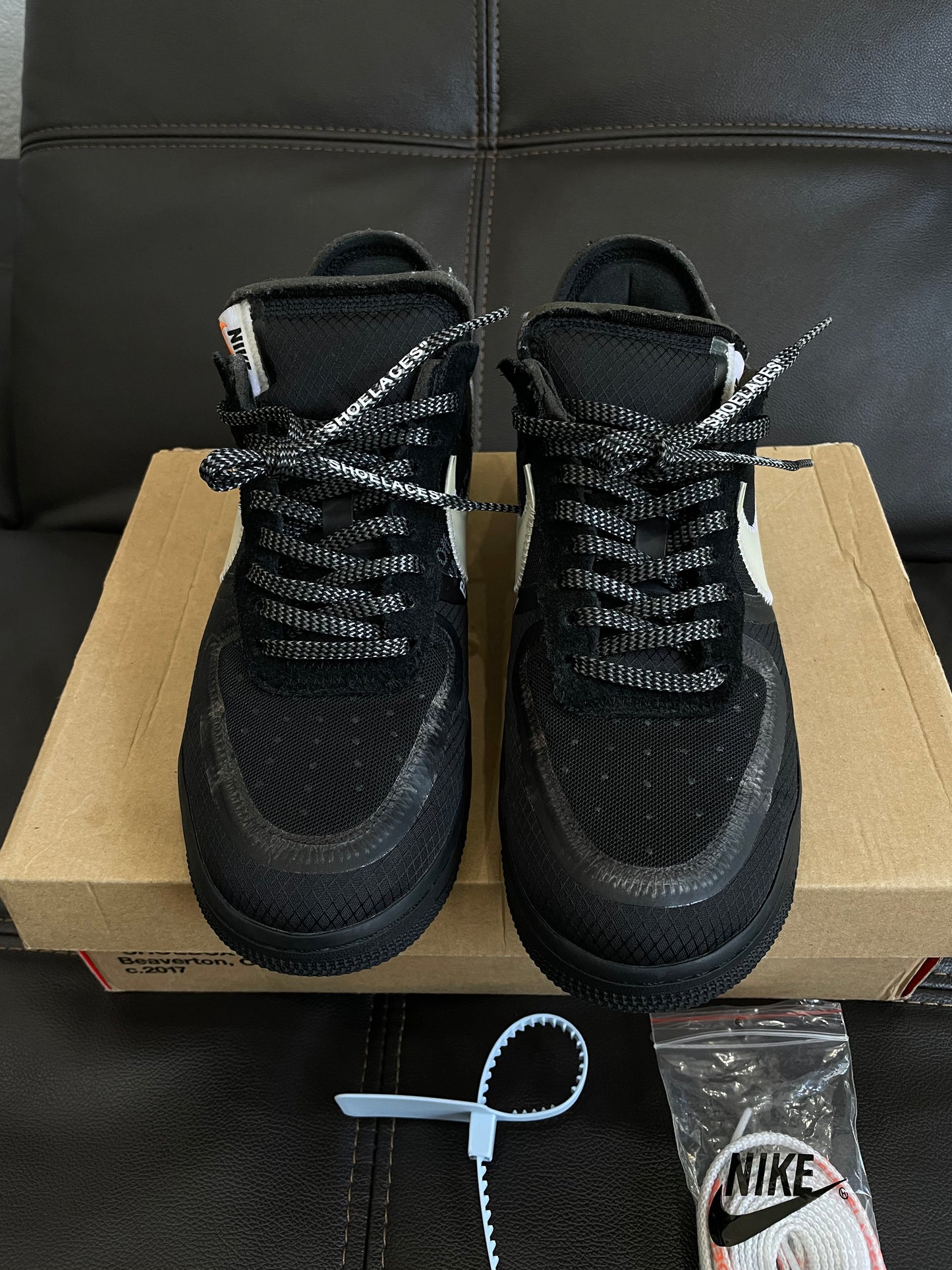 (Used Size 8.5M) Nike Off-White Air Force 1 Low