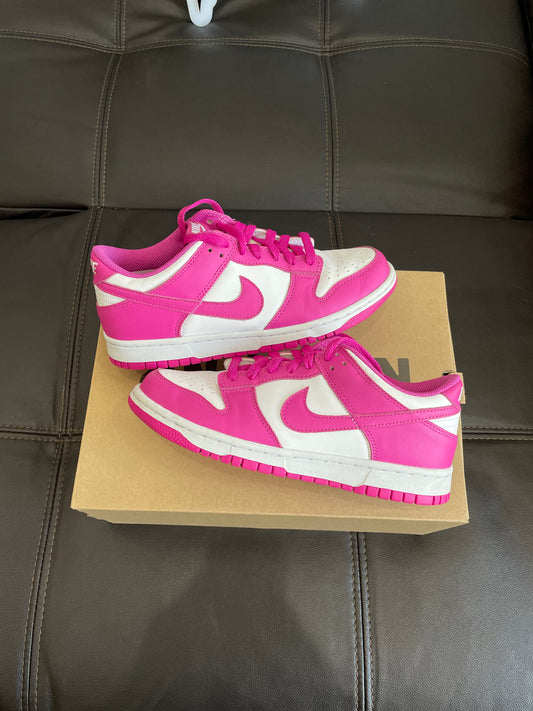 (Used Size 6Y) Nike Dunk Low Active Fuchsia