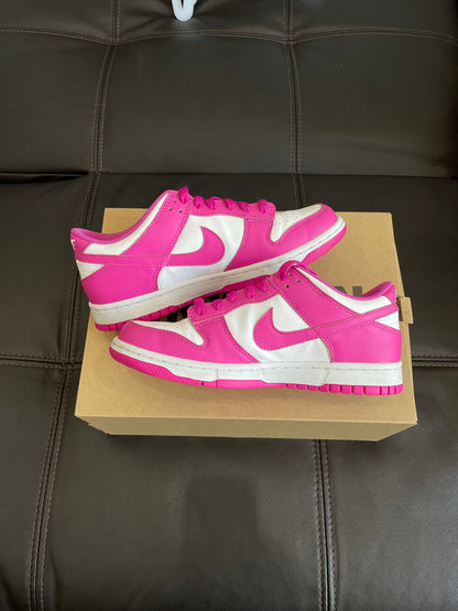 (Used Size 6Y) Nike Dunk Low Active Fuchsia
