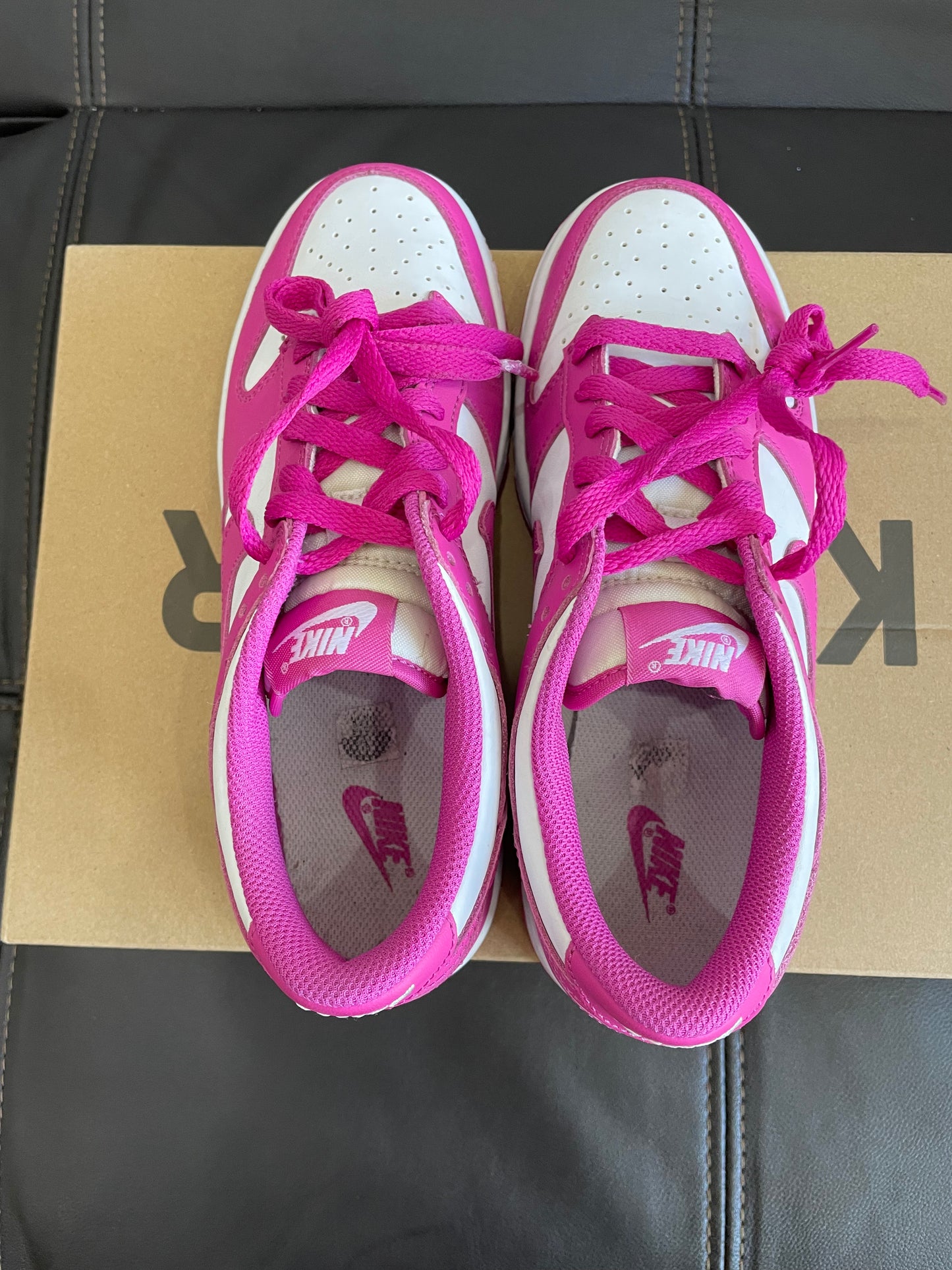 (Used Size 6Y) Nike Dunk Low Active Fuchsia