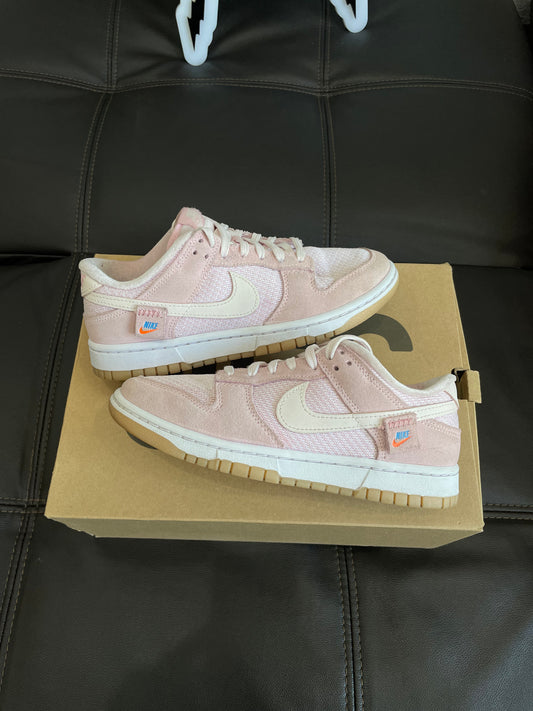 (Used Size 7.5W) Nike Dunk Low Pink Teddy Bear (W)