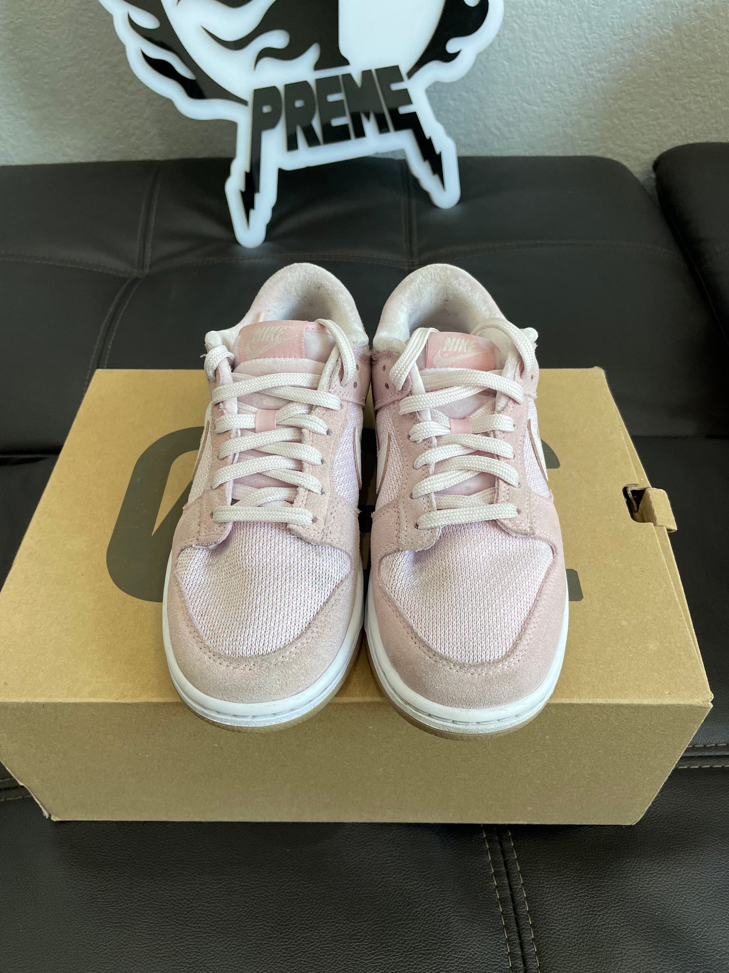 (Used Size 7.5W) Nike Dunk Low Pink Teddy Bear (W)