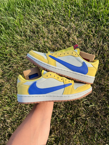 Jordan 1 Low OG SP Travis Scott Canary (W)