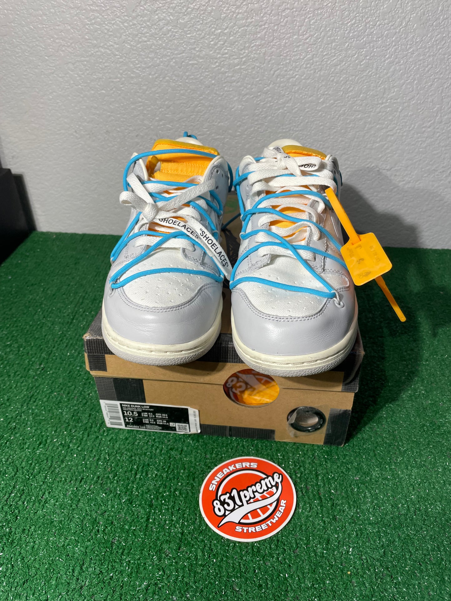 (Used Size 10.5M) Off-White Nike Dunk Low Lot 2 Of 50