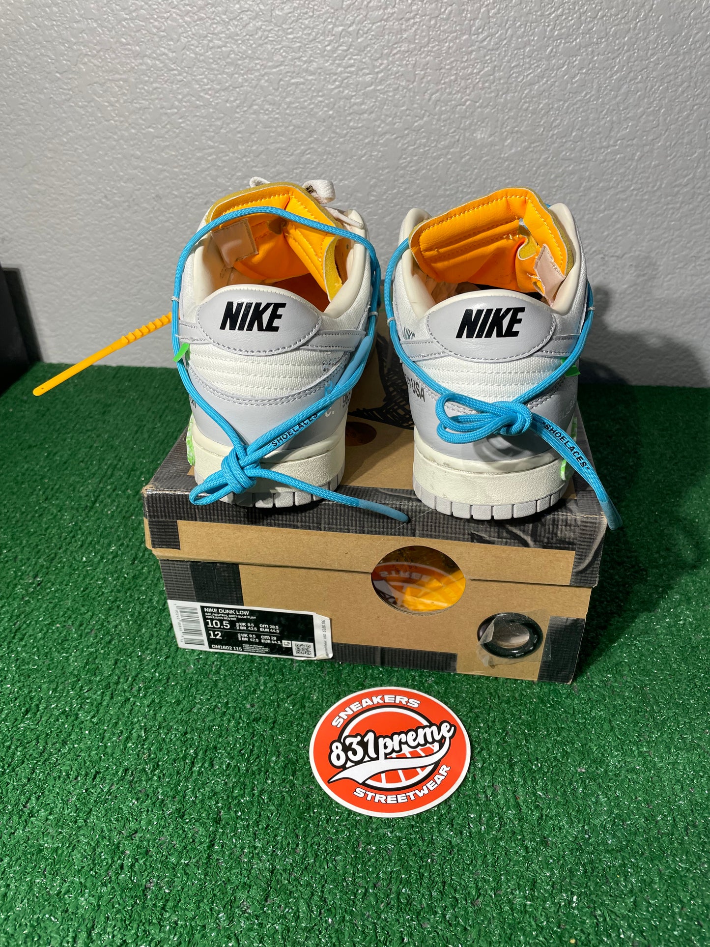 (Used Size 10.5M) Off-White Nike Dunk Low Lot 2 Of 50