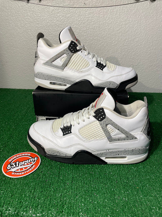 (Used Size 11M) Jordan 4 White Cement (2016)