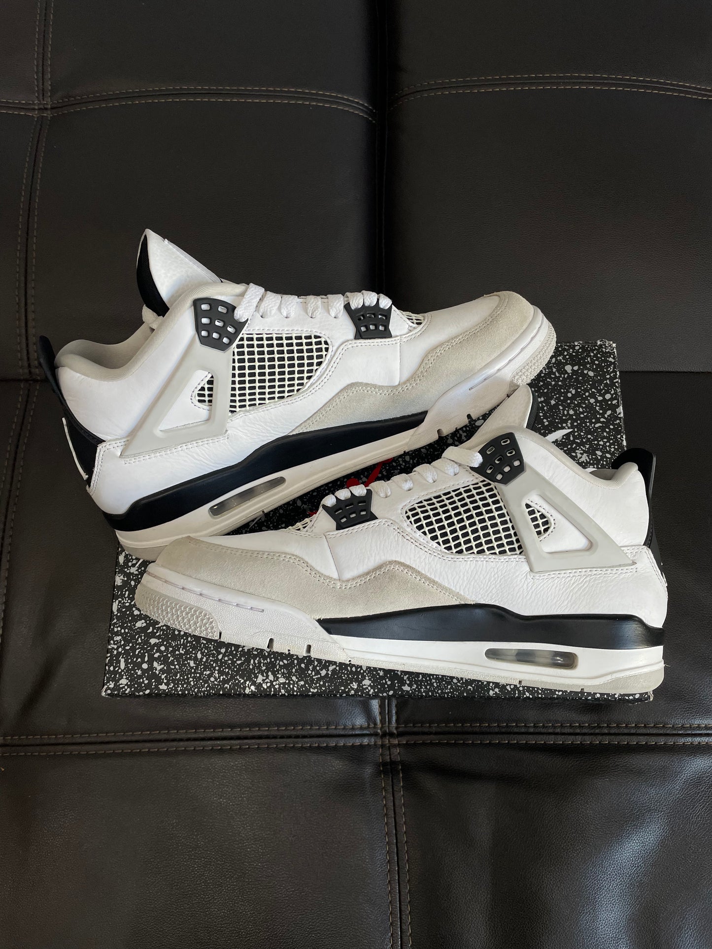 (Used Size 10.5M) Jordan 4 Military Black