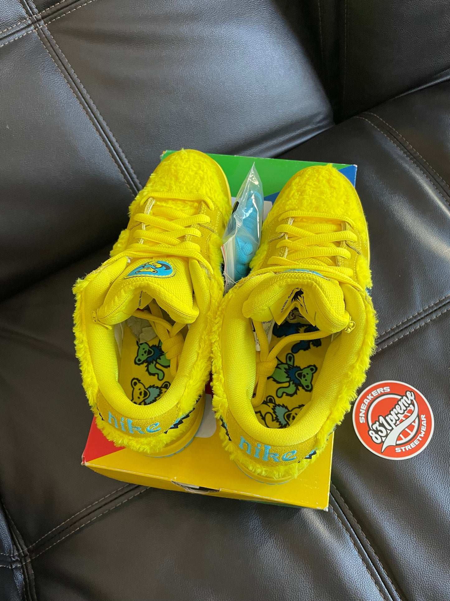 Grateful Dead Nike SB Yellow Bear Dunk Low