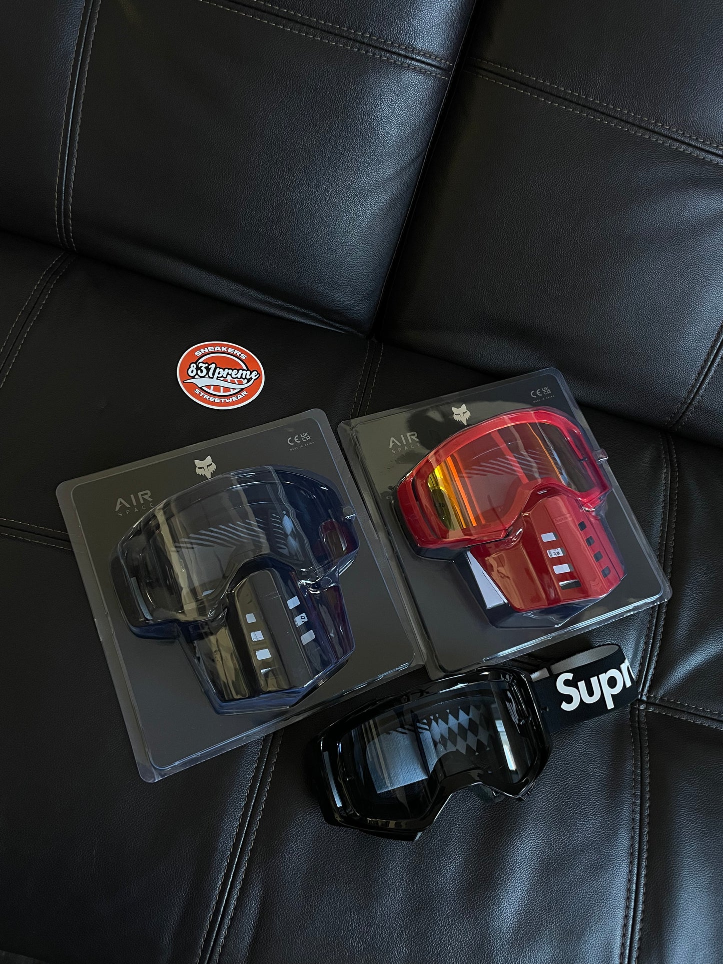 Supreme Fox Racing Goggles (Red)