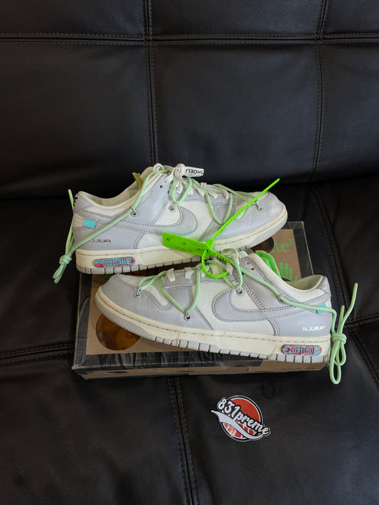 (Used Size 9M) Nike Off-White Dunk Low Lot 7 Of 50