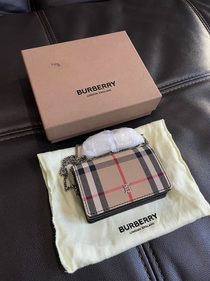 Burberry Vintage Check Card Case