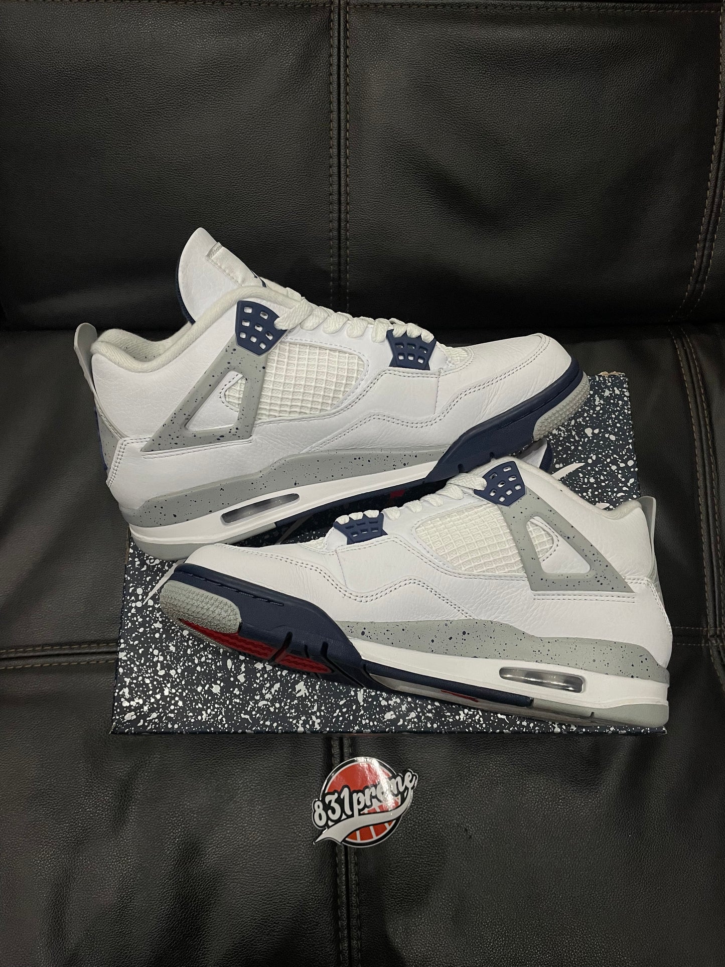 (Used Size 8.5M) Jordan 4 Midnight Navy