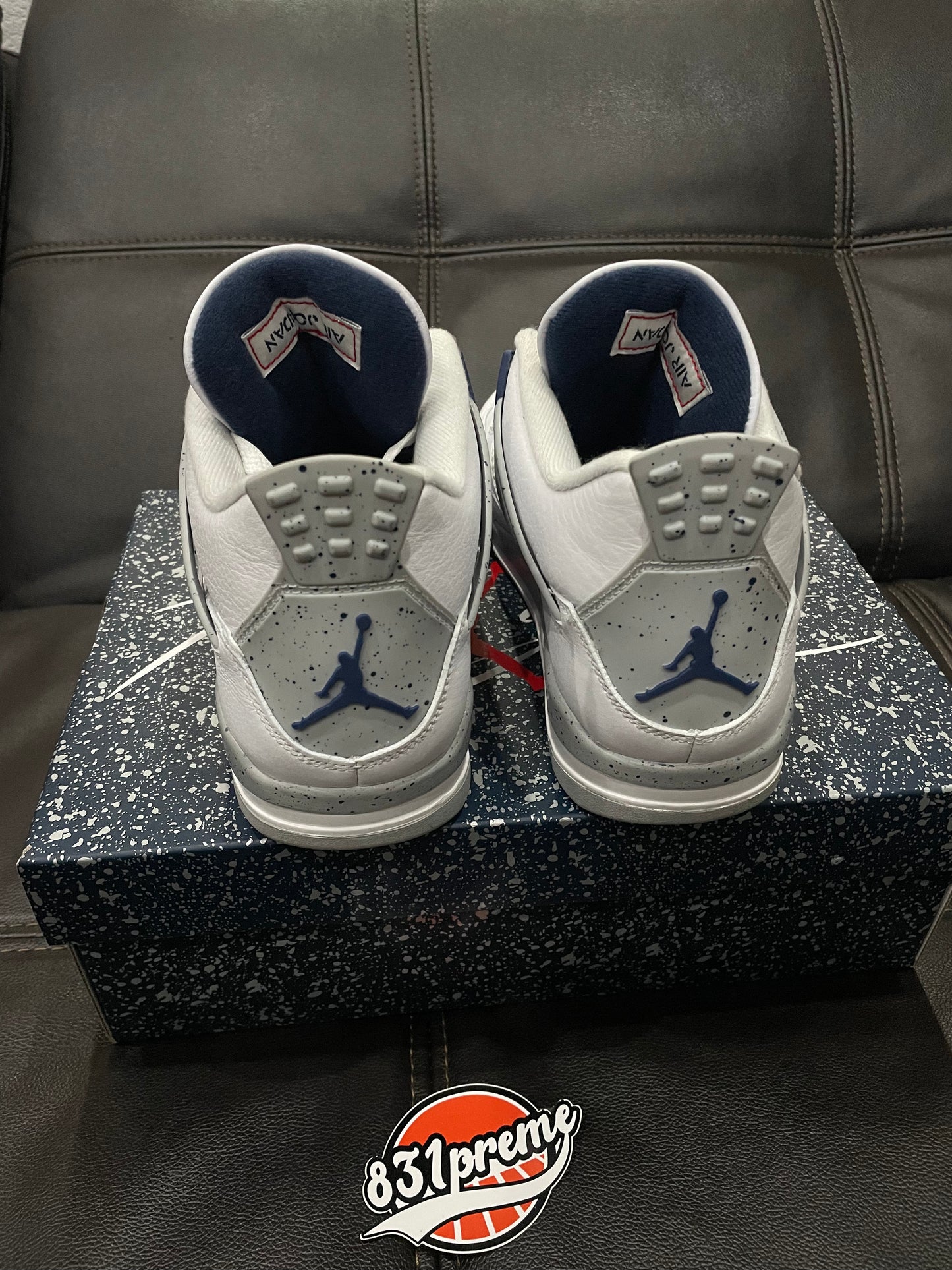 (Used Size 8.5M) Jordan 4 Midnight Navy