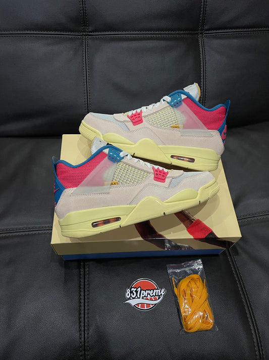 (Used Size 9M) Jordan 4 Union LA Guava Ice