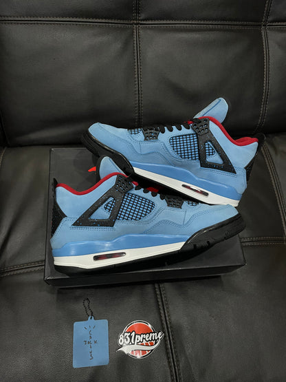 (Used Size 9M) Jordan 4 Travis Scott Cactus Jack