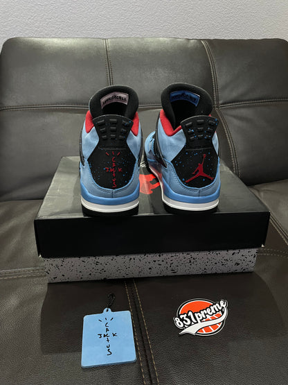 (Used Size 9M) Jordan 4 Travis Scott Cactus Jack